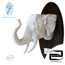 Sculptures Sculptures Nymphenburg Elephant head
