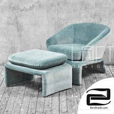 Chair and pouf LoftDesigne 32820 model