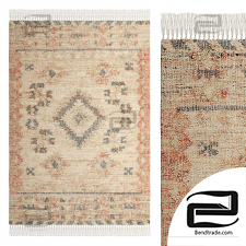 Navaja Aged Effect Kilim Jute Carpet By La Redoute