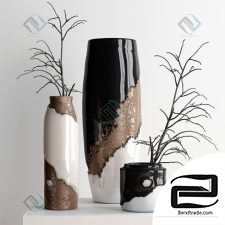Decorative set Decor vases set Hausi BGW