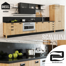 Kitchen furniture Scavolini Diesel Social