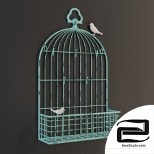 GRAMERCY HOME - METAL BIRDCAGE CARD 1/0248