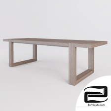 Sliding dining table FULL HOUSE 3D Model id 10415