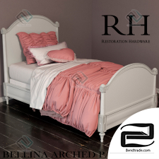 Children's bed RH BELLINA ARCHED PANEL