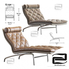 EJ 230 - AV72 Erik Jørgensen Chaise Longue