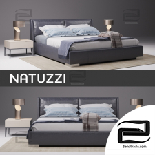 Beds Bed Natuzzi Fenice