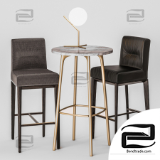 Table and chair Table and chair Calligaris Tosca