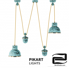 Brass lamp ART 2362 from Pikartlights