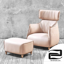 Chair and pouf LoftDesigne 10832 model