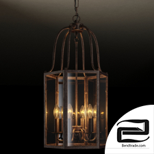 GRAMERCY HOME - LANTERN CHANDELIER CH028-6-ABG