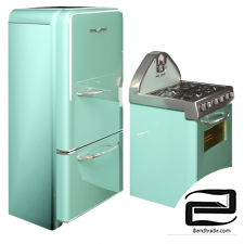 Northstar refrigerator and stove