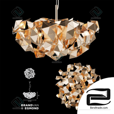 Hanging lamp Brand Van Egmond Fractal Pendant lamp