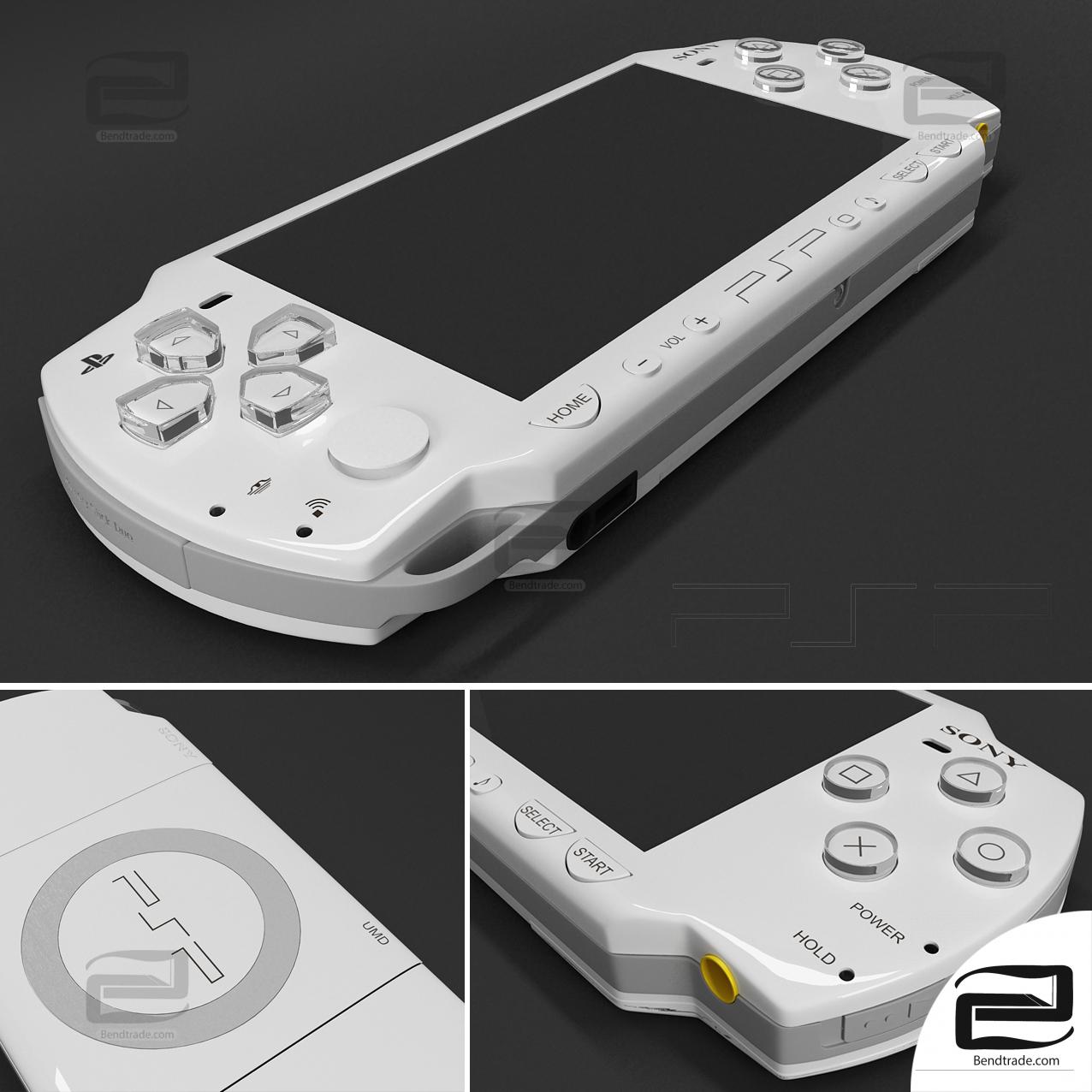 Psp 3. Sony PSP 3. Sony PLAYSTATION Portable PSP 3d модели. 3д модель ПСП. PSP три модели.