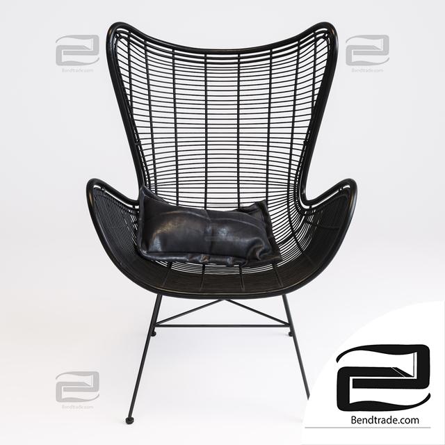 Hk living best sale rattan chair