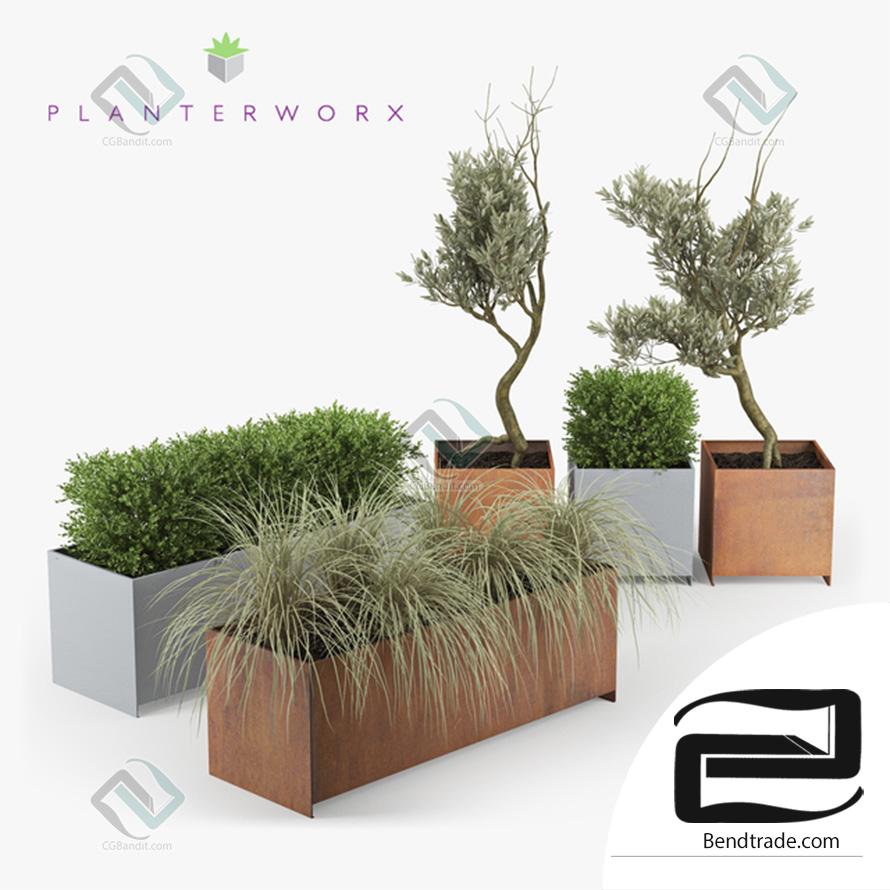 Planterworx Plants RANCH TRUE SQUARE PLANTER 3D model download on