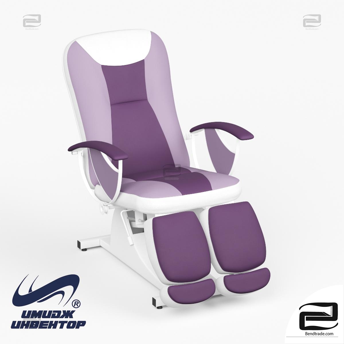 3d модель педикюрное кресло
