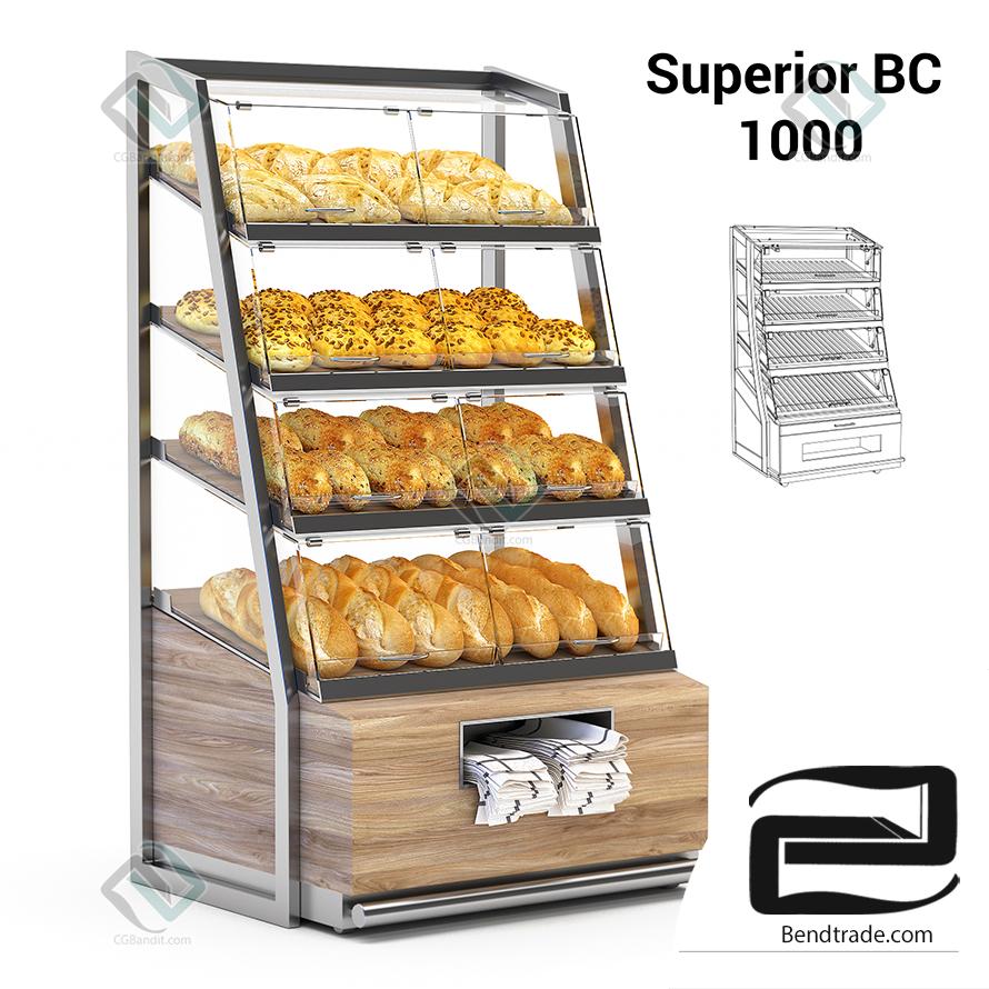 Bread rack Bread display rack Superior 3D model download on Bendtrade in 3d  max, 3ds, obj, fbx format, Vray materials, Corona Render